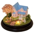 thumbnail image 2 of Dollhouse Assemble Kits DIY Miniature Box Decorative Mini with Cover Cherry Blossoms, 2 of 8