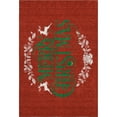 thumbnail image 2 of Addison Rugs Mayfield Washable Holiday Wreath Ruby Rectangle Rug, 3' x 5', 2 of 6