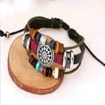 thumbnail image 4 of QUTETN Vintage Bohemia Beaded Bracelet  Multilayer Hand Woven Wristbands  Hemp Cords Wrap Bracelet Jewelry for Men and Women, 4 of 4