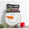 thumbnail image 6 of Christmas Advent Decorative & Reusable Wooden Countdown Calendar Cute Christmas Decor 11x9.8 Snowman Countdown Snowman Decor/ Christmas Wall Calendar Wooden Calendar, 6 of 9