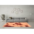 thumbnail image 3 of Ahgly Company Indoor Rectangle Abstract Orange Modern Area Rugs, 2' x 5', 3 of 4