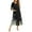 Black Floral, variant on Women's Pajama Sets Robe for Women Zipper Front Robes 3/4 Sleeve House Dress with Pockets Full Length Nightgown Housecoat