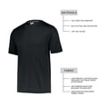thumbnail image 2 of Russell Athletic Core Performance Short Sleeve T-Shirt, 3XL, Black, 2 of 5