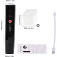 thumbnail image 3 of Irishom Handheld Vacuum Sealer Machine Portable USB Charging Cordless 2-in-1 Manual Handheld Vacuum Pump with 5pcs Sous Vide Bags for Food Storage and Preservation BPA-Free, 3 of 8