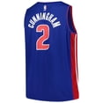 thumbnail image 3 of Men's Fanatics Cade Cunningham Blue Detroit Pistons Big & Tall Fast Break Player Jersey - Icon Edition, 3 of 3