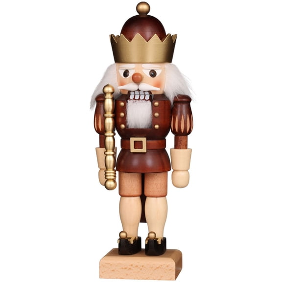 Alexander Taron 10.5-Inch Red and Gold Christian Ulbricht Handcrafted Wooden King Nutcracker