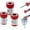 Red, variant on Upgraded Screwdriver Head Magnetic Ring, 1/4 Inch/6.35mm Universal Magnetizer Ring for Hex Bits & Power Drill, Strong Metal Screw Holder Attachment for Fastening and DIY Repair