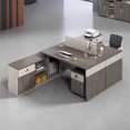 thumbnail image 4 of Drawers Corner Office Desk Storage Standing Conference Setup Computer Desks Supplies Executive Mesa De Escritorio Furnitures My Lux Decor Round, 4 of 28