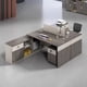 thumbnail image 4 of Drawers Corner Office Desk Storage Standing Conference Setup Computer Desks Supplies Executive Mesa De Escritorio Furnitures My Lux Decor Round, 4 of 28