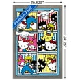 thumbnail image 3 of Hello Kitty and Friends: 21 Core - Group Photos Wall Poster, 14.725" x 22.375" Framed, 3 of 5