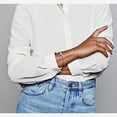 thumbnail image 3 of Sparkling Chain Charm Bracelet for Women in Sterli, 3 of 3