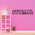 thumbnail image 3 of Holiday Gift Family The land of the free Hero Active Quotes & Sayings Wall Decal Decoration Enumerable rights Motivational Quote Wall Decal Lasts Years and Easily Removable - Size: 45 in x 10 in, 3 of 3