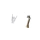 thumbnail image 5 of Escultura De Gesto De Roca, Adorno Creativo Para El Dedo, Ideal Para Decorar Apartamentos, Dormitorios, Restaurantes. Estatua De Mujer Tribal Africana, Figura De Mesa Para Escritorio O Armario., 5 of 8