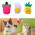 thumbnail image 5 of Reheyre Catnip Toy Chew Fruit Shape Wear-resistant Soft Scratch-resistant High Elasticity Relieve Boredom Entertaining Pet Dog Training Sleeve Toy Dog Supplies, 5 of 8