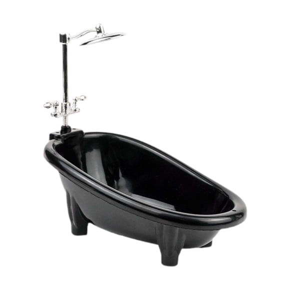 Mini bañera, modelo de bañera, juguete a mano, juego de rol, muebles en miniatura, accesorios de baño para niños, regalos de vacaciones.