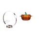 thumbnail image 1 of Organizador De Botellas De Vino De Hierro Y Vidrio, Con Forma De Calabaza, Para Exhibir Bebidas Para Adultos, Dulces, Galletas, Cuenco Naranja., 1 of 8