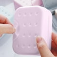 thumbnail image 4 of Travel Leakproof Soap Case, Portable Bar Soap Container With Lid And Drainage Tray, Carabiner Soap Box For Bathroom, Shower, Gym, School, Camping, Hiking, 4 of 6
