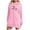 Pink, variant on SwiftWear Women's "Yes I'm Still Freezing " Print Hoodie - Long Sweatshirt with Drawstring Hood & Pocket, Cozy Casual Wear Pullover Tops Gray