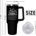 thumbnail image 2 of Chaos Coordinator Tumbler 40Oz, Coordinator Gifts for Women, Thank You Gifts for Women Boss Lady Gifts for Women Birthday Gifts for Dad, Boss, Coworker, Manager, Teacher, Friends, 2 of 6