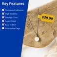 thumbnail image 3 of Avery Printable Barbell Labels, Bright Yellow, 0.5" x 2.5", 450ct, 3 of 11