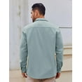 thumbnail image 5 of COOFANDY Mens Lightweight Button Down Shirt Jacket Casual Shacket Overshirt, 5 of 5