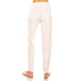 thumbnail image 3 of Womens Ladies Plush Fleece PJ Pajama Pants, White Rabbit, Size L, 3 of 3