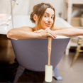 thumbnail image 2 of Loofah Back Scrubber for Shower, Loofah on a Stick with Natural Loofah Sponge Exfoliating Body Sponge Scrubber 2 Pack, 2 of 4