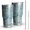 Blue Pioneer Flower, variant on 30oz Multicolor Chevron Pattern Tumblers Stainless Steel Tumbler with Lid and Straw,Vacuum Insulated Double Wall Travel Tumbler Cups Mug with Cleaning Brush for Coffee,Tea