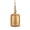 6.5cm, variant on Rustic Decorative Cow Bells, Christmas Bell, Shabby Chic Vintage Harmony Cowbell, Brass Coated Country Jute Rope Hanging Gold Bells (Diameter 6cm)
