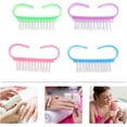 thumbnail image 4 of Fingernail Brush Nail Brushes Plastic Nail Cleaning Brush 20Pcs Handle Grip nail brush double sided nail brush nail cleaner brush Nail Brush Nail Cleaning Brush, 4 of 5