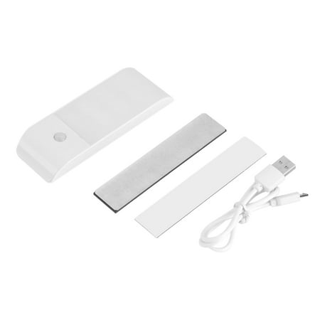 

PIR Motion and Light Sensing Automatic On/Off 12 LED USB Night Light Closet Wardrobe Lamp White