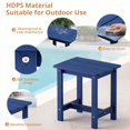 thumbnail image 4 of Juego de mesas auxiliares para exteriores LUE BONA HDPS Navy (2 unidades), 4 of 7