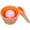 Orange#04, variant on Dessert Bowl, Serving Cup, Plastic Sundae Bowls and Spoons Set with Stackable Space Saving Design for Adult Yogurt Party Favors Tableware