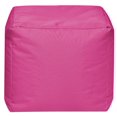 thumbnail image 1 of Gouchee Home Cube Brava Rose Pouf Ottoman – Water-Repellent Cube Bean Bag Footstool with Polystyrene Beads, Lightweight & Portable for Living Room or Dorm, 1 of 7