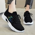 thumbnail image 5 of XIMIN Unisex Mesh Athletic Sneakers - Lightweight Breathable Tennis Shoes for Workouts Errands Urban Walking Travel and Casual Daily Wear (Black, 8), 5 of 5