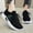Black, variant on Women's Men's Fashionable Breathable Mesh Sports Athletic Shoes Stylish Tennis Lightweight Casual Sneakers for Workouts Errands & Urban Adventures