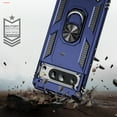 thumbnail image 6 of Dteck for Google Pixel 8 Pro Case with Screen Protector, Rotated Ring Kickstand Military Grade Drop Protection Shockproof Rugged Case for Google Pixel 8 Pro,Blue, 6 of 7