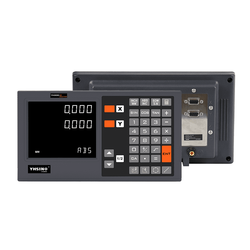 2 Axis Dro Set Digital Readout Kit With Linear Scales 5U 5V TTL DB9