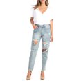 thumbnail image 1 of One Teaspoon High Waist Awesome Baggies Denim In Blue Storm, 1 of 3