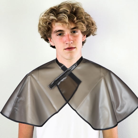 YSNOOWE Hairdressing Shawl Impermeable Gris Para Barbería Ligero Y Transpirable Cómodo De Limpiar