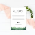 thumbnail image 2 of Koyal Wholesale Woodland Forest Theme Wedding Advice & Well Wishes Guest Book Cards for Bride and Groom, 56 Pack, 2 of 5