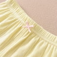 thumbnail image 5 of JOANKDMI 3-Pack Girls Under Dress Shorts Pointelle Knit Safety Pants Elastic Waist Breathable Summer Playwear Lounge Sleep Bottoms with Cute Bow Detail Multipack Activewear, 5 of 9