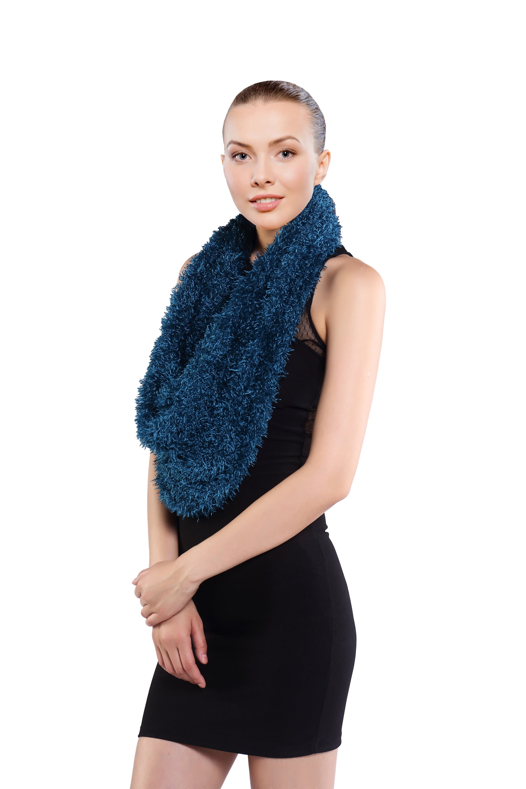 JenniWears Women Magic Stretch Scarf Hood Wrap DIY Shawls Neck Warmer