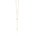 thumbnail image 2 of 14K Solid Yellow Gold Rosary Bead Necklace Chain, 2 of 3