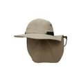 thumbnail image 1 of TopHeadwear Chapeau de Soleil à Rabat Grand 4 Panneaux avec Pince à Rabat Réglable, Kaki, 1 of 2
