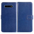 thumbnail image 1 of Mobile Phone Cover for Samsung S10 Plus +, Cover Premium Pu Leather Tpu Flip Cover Magnetic Closure Card Compartment Stand Function Wallet with Lanyard Protective Cover, 1 of 7