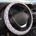 thumbnail image 4 of Cauagu Sailing Marine Travel Print Car Steering Wheel Cover - Universal Car Accessory for Diverse Cars for Steering Wheel with a Diameter of 14.5"-15", 4 of 7