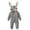 Grey, variant on Baby Snowsuit Animal Bunny Baby Easter Snowsuit Long Ear Rabbit Hoodie Jumpsuit With Zipper Baby Girl Winter Clothes Beige 0 Months-3 Months