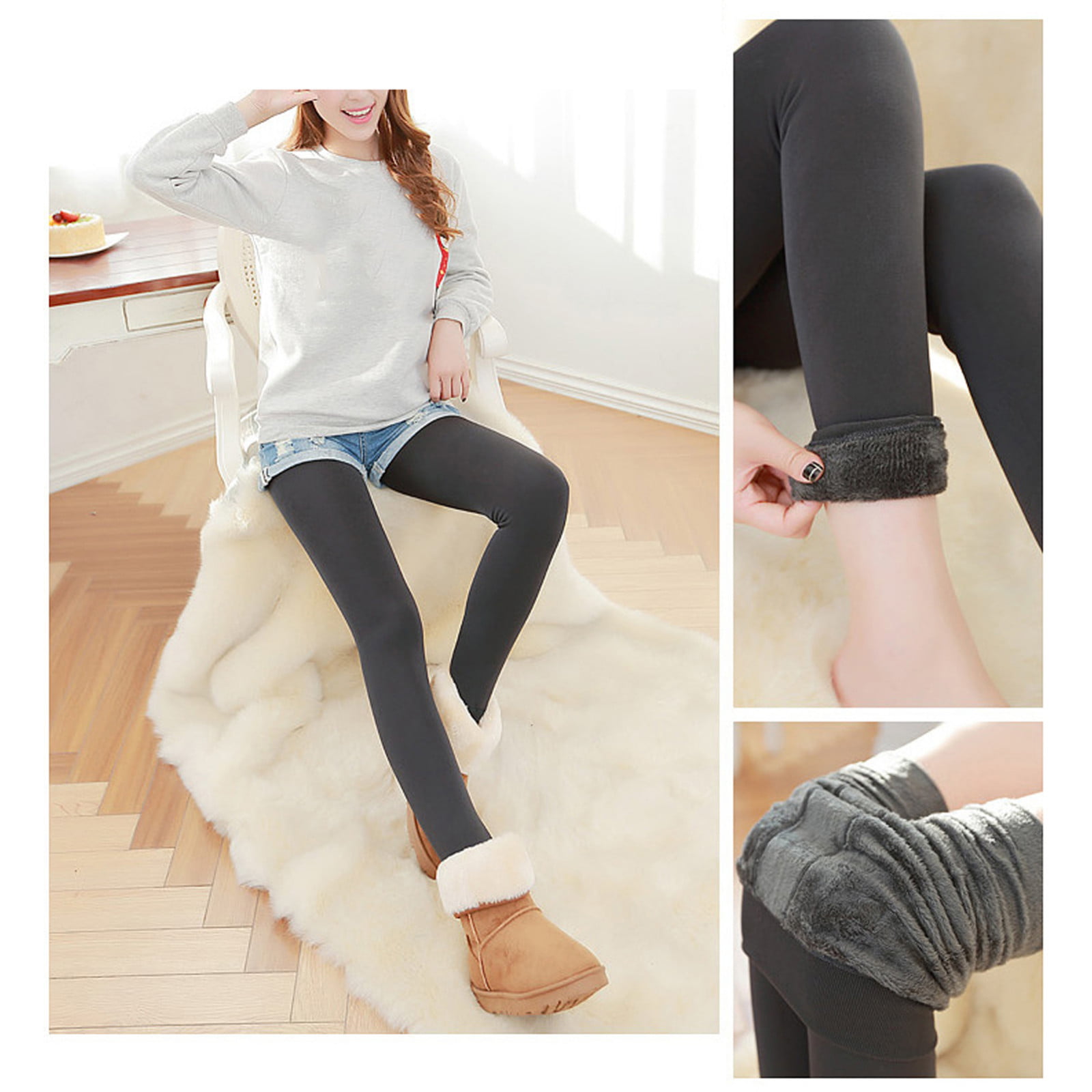 YEKAY High Waist Plus Velvet Thickened Flesh-colored Leggings Women Autumn  Pants Thin Tights One Pants Wear Bare Leg Artifact (Color : Open Toe Beige,  Size : Thicker) : : Fashion