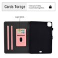 thumbnail image 2 of Dteck Case For Apple iPad Pro 11" 2nd Generation (2020 Released) 11 inch,Magnetic Leather Wallet Card Holder Smart Case Folio Stand Protective Automatic wake/sleep Cover ,Rosegold, 2 of 6